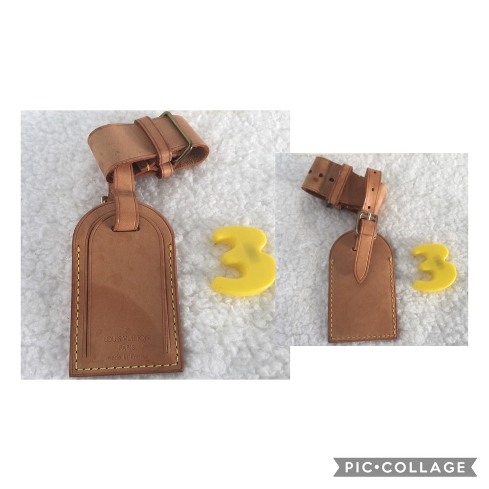Authentic Louis Vuitton Luggage Tag & Poignet - Picture 4 of 8